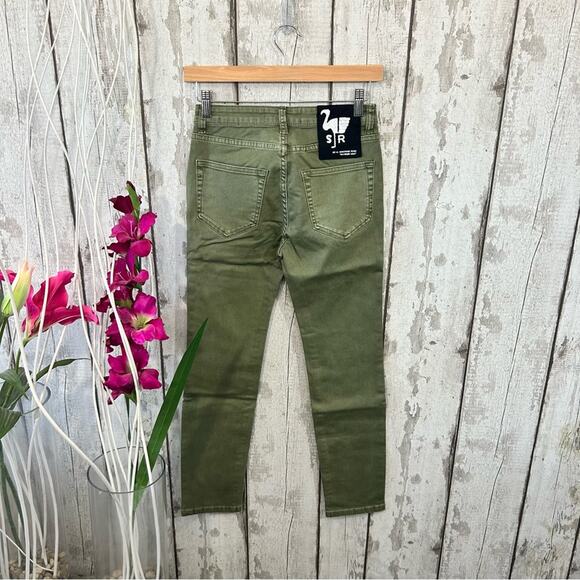 Free People x Sandrine Rose - NWT Army Skinny Jeans - Picture 8 of 12